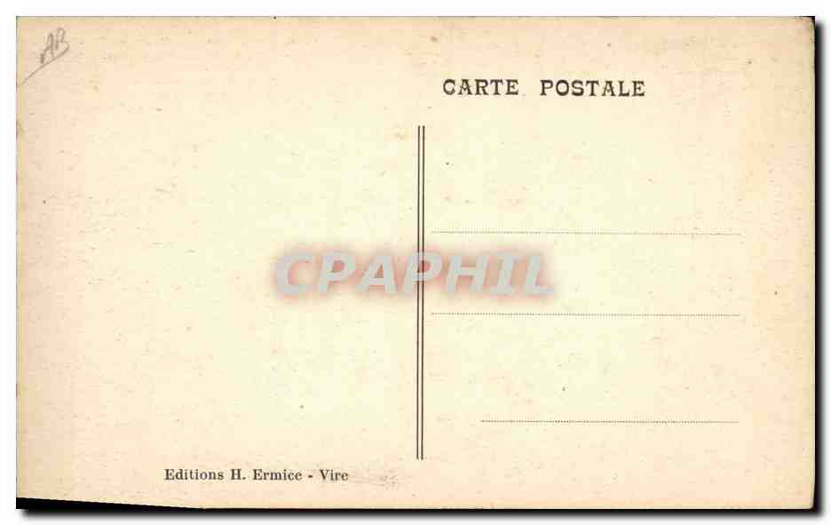 CPA Folklore Normandie La promenade en famille  — Verso
