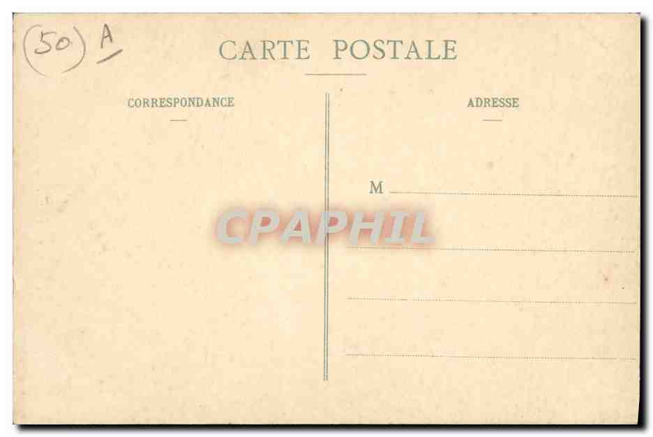 CPA Folklore Granville Granvillaise  — Verso