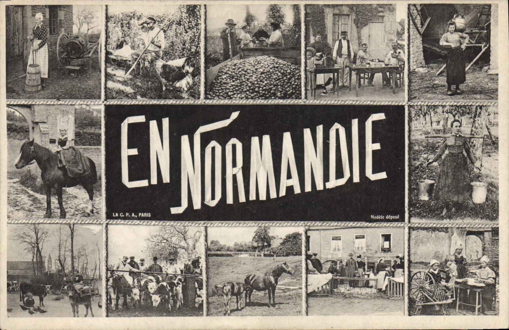 CPA Folklore Normandie 