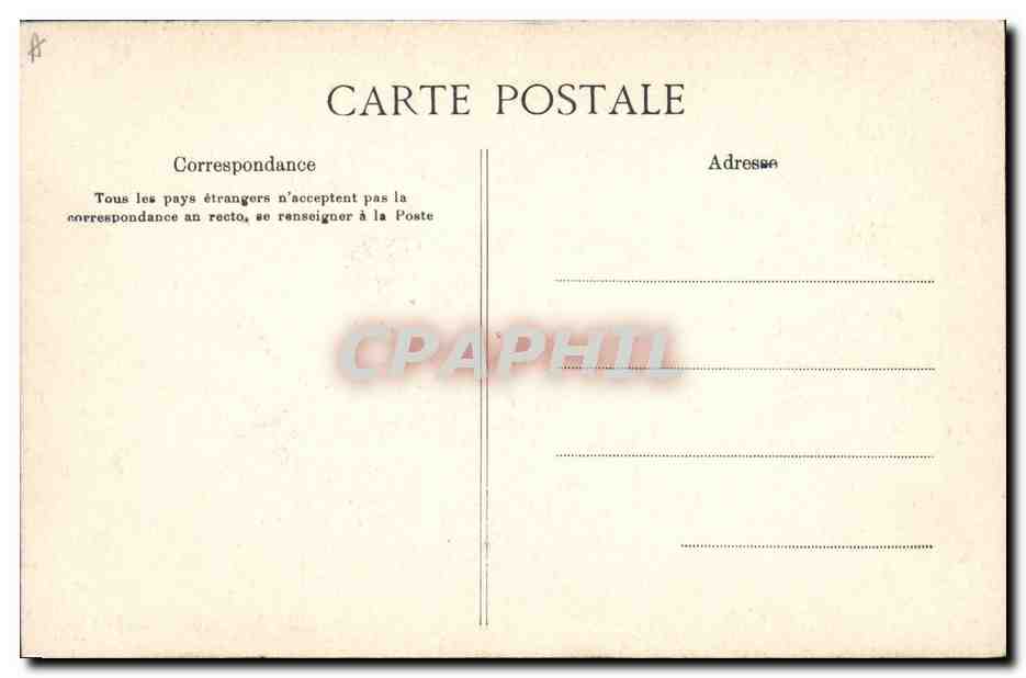 CPA Folklore Normandie  — Verso