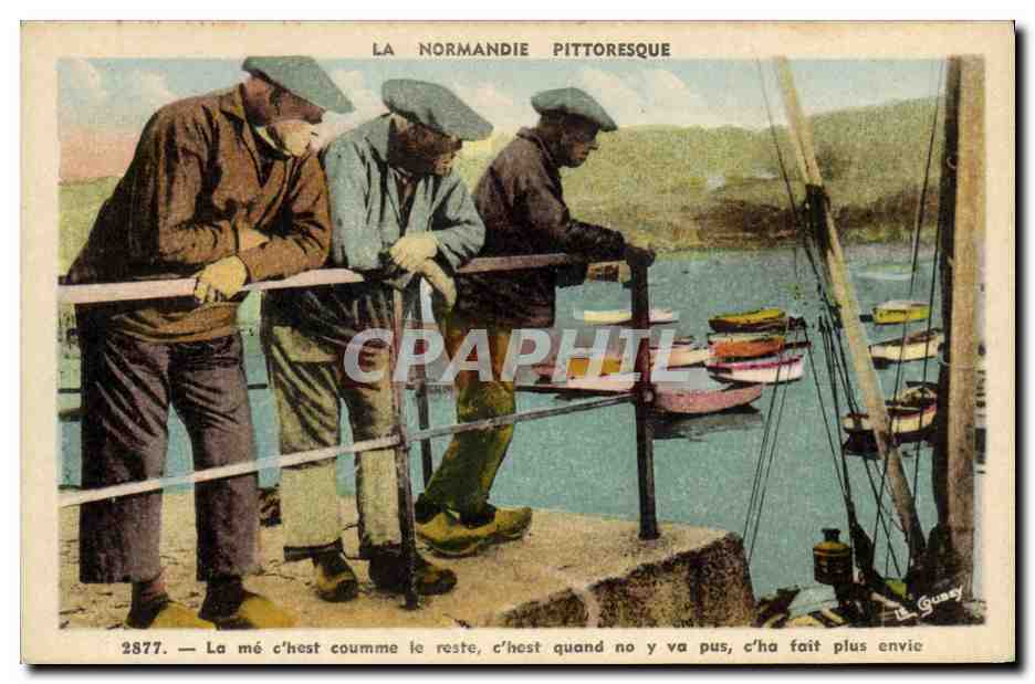 CPA Folklore Normandie 