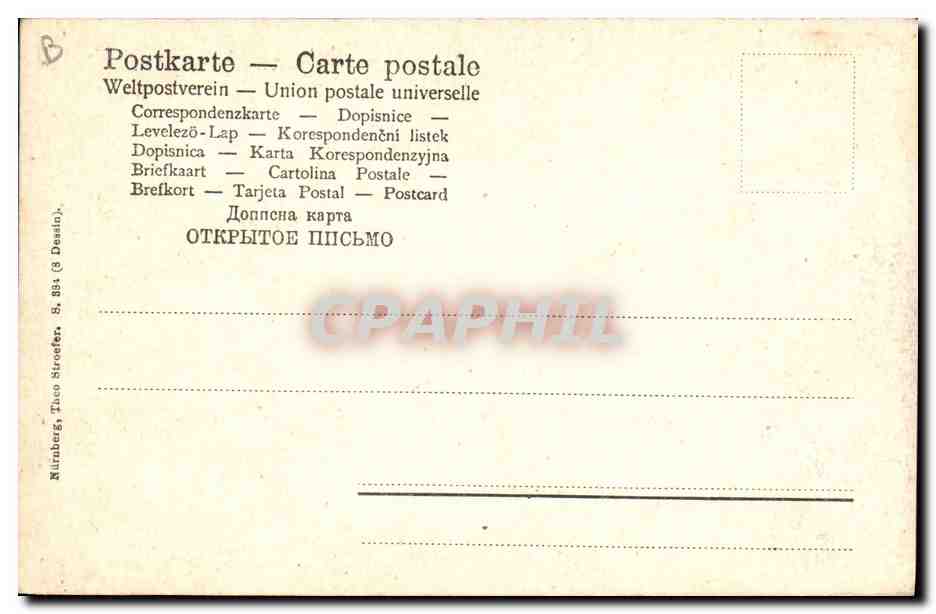 CPA Fantaisie Illustrateur Femme  — Rückseite