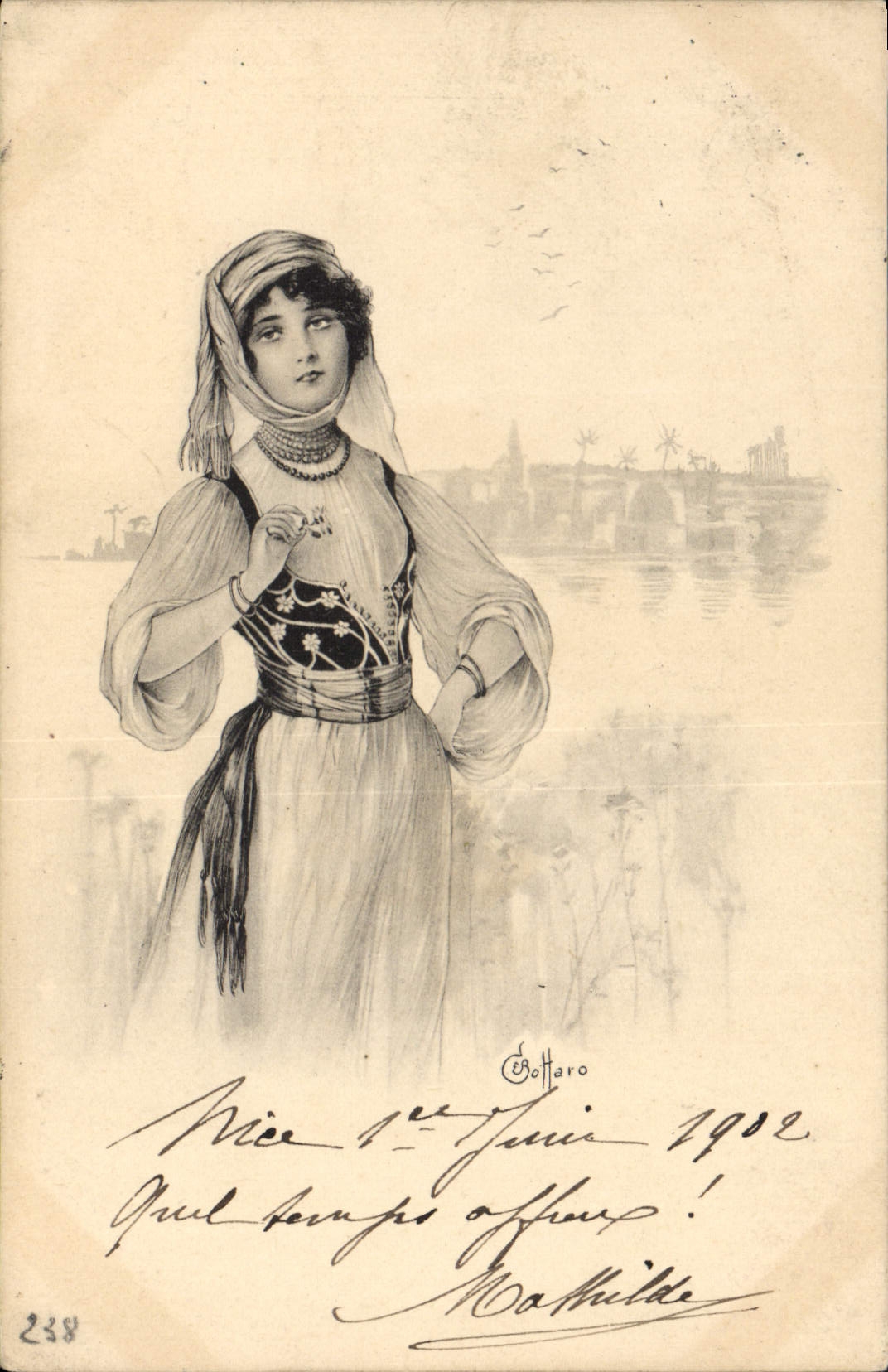 CPA Fantaisie Illustrateur Femme 