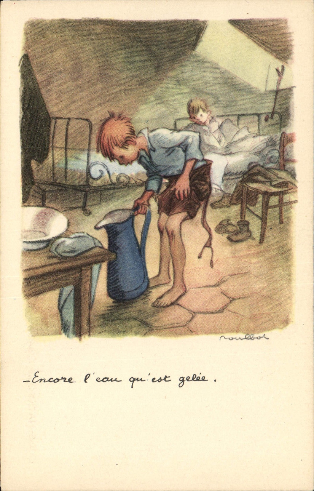 CPA Fantaisie Illustrateur Poulbot 