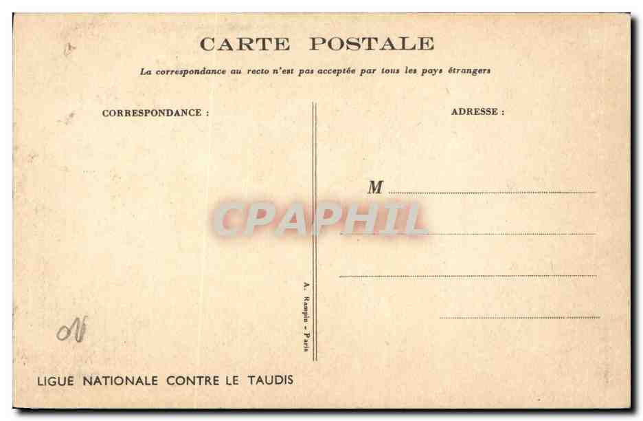 CPA Fantaisie Illustrateur Poulbot  — Verso