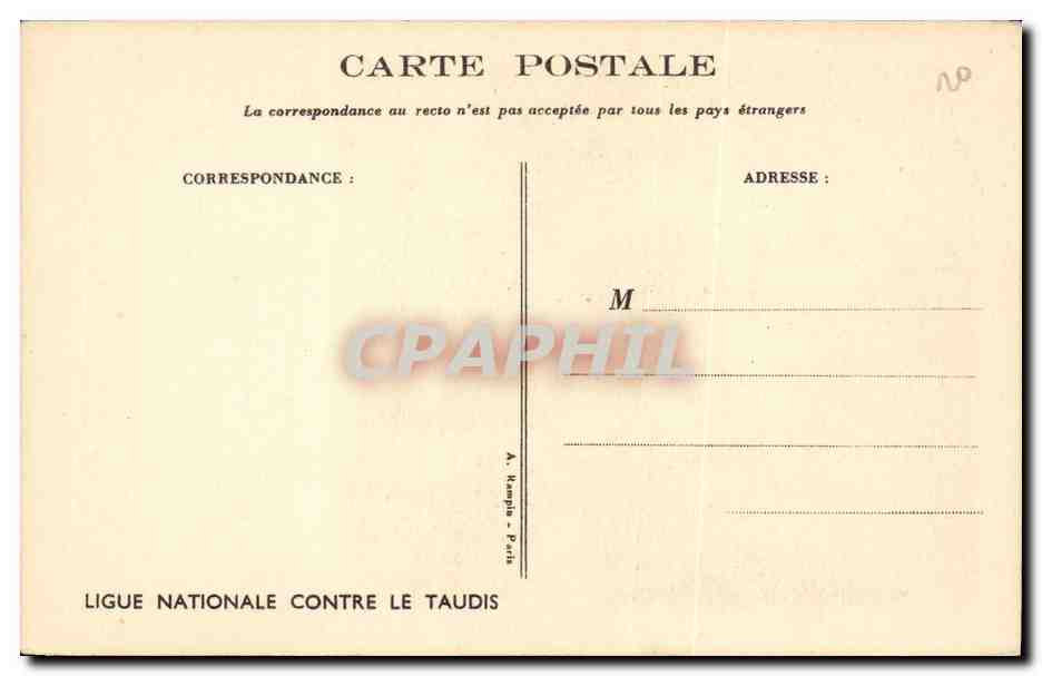 CPA Fantaisie Illustrateur Poulbot  — Verso