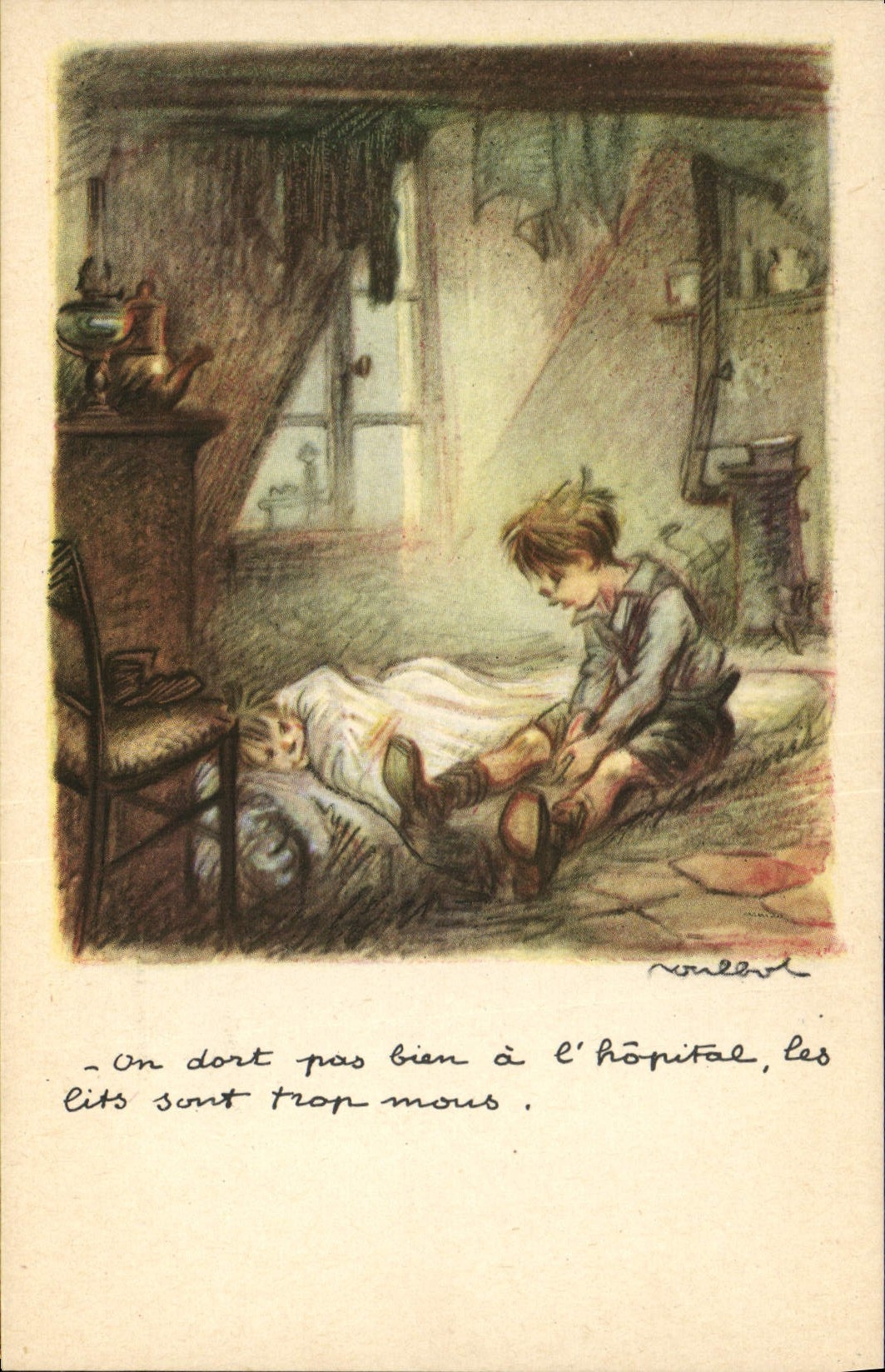CPA Fantaisie Illustrateur Poulbot 