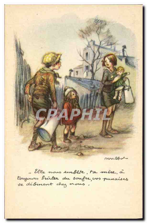 CPA Fantaisie Illustrateur Poulbot 