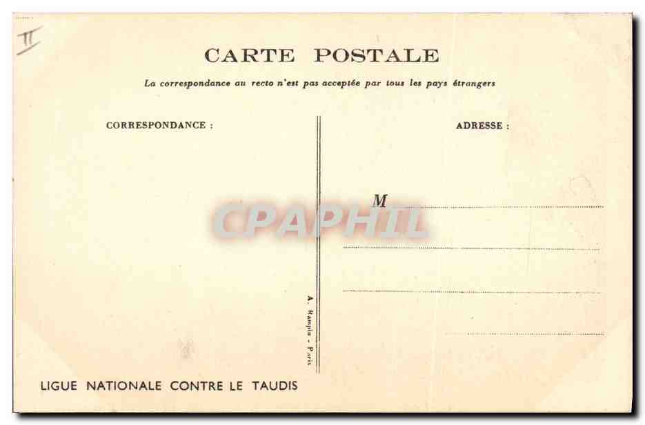 CPA Fantaisie Illustrateur Poulbot  — Verso
