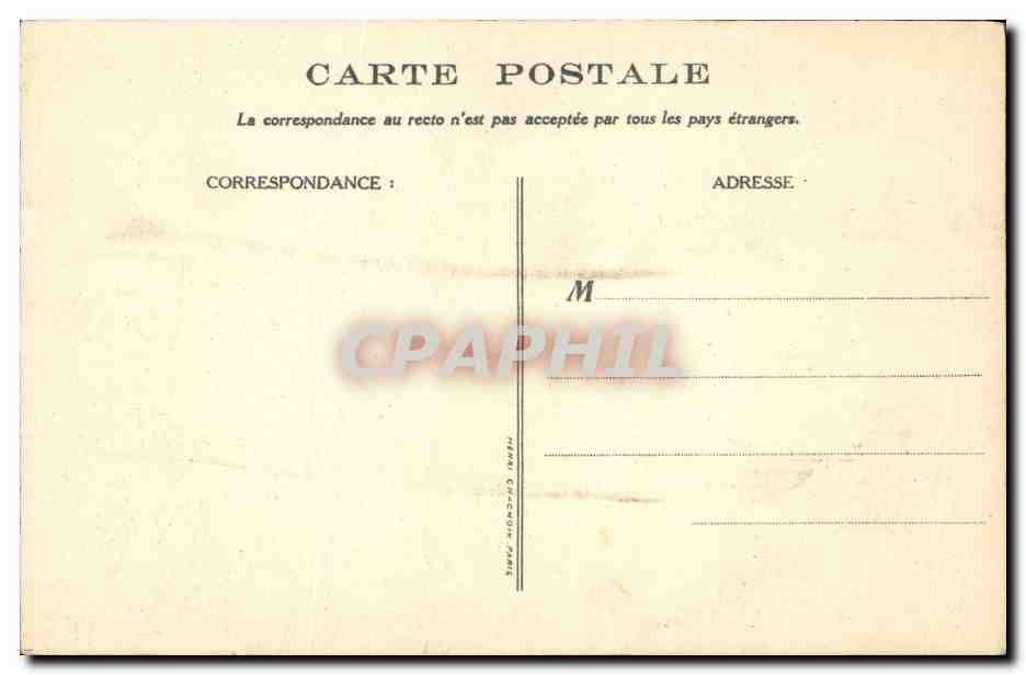 CPA Fantaisie Illustrateur Poulbot Victor Hugo Les Miserables La petite fille toute seule — Rückseite