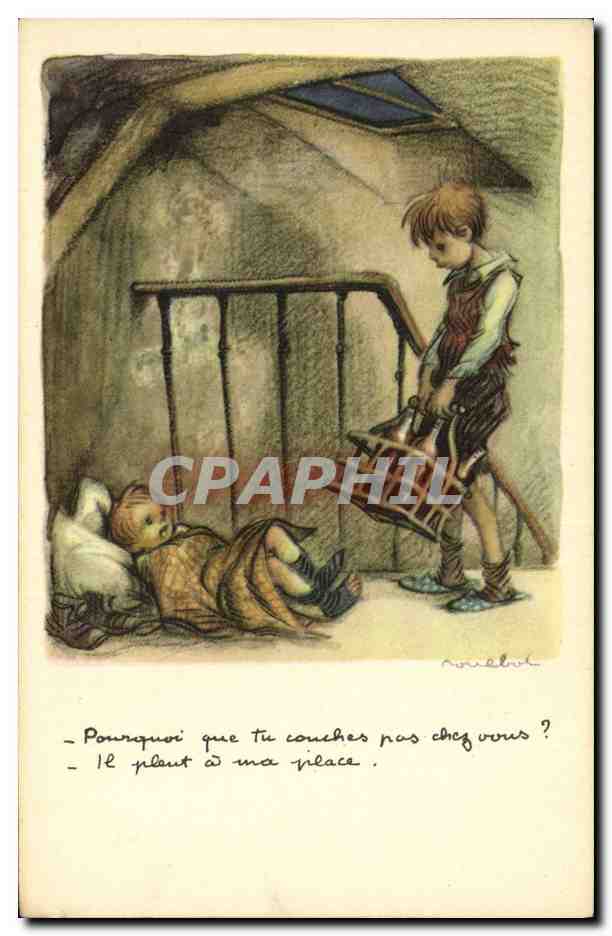CPA Fantaisie Illustrateur Poulbot 