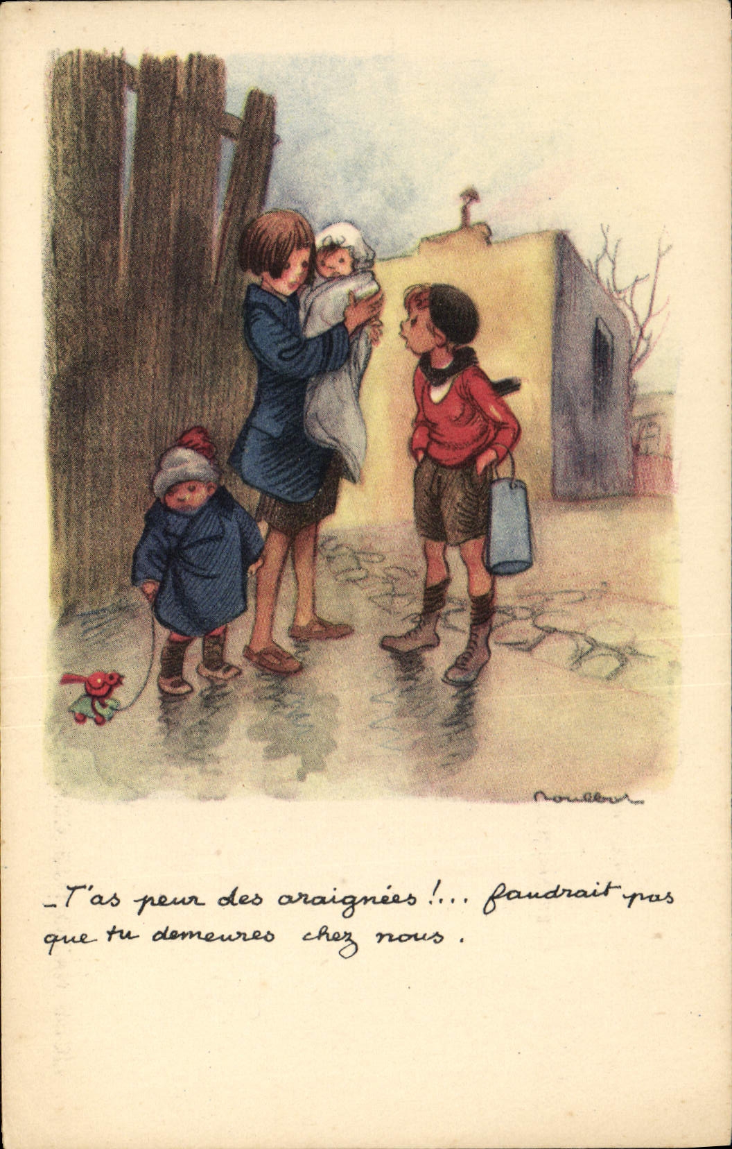 CPA Fantaisie Illustrateur Poulbot 