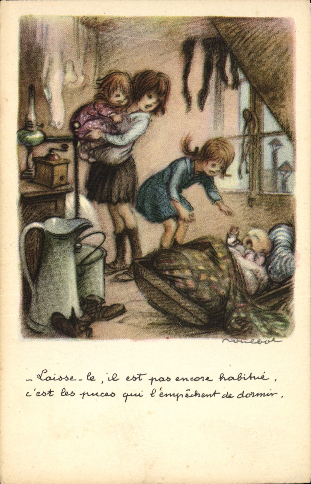 CPA Fantaisie Illustrateur Poulbot 
