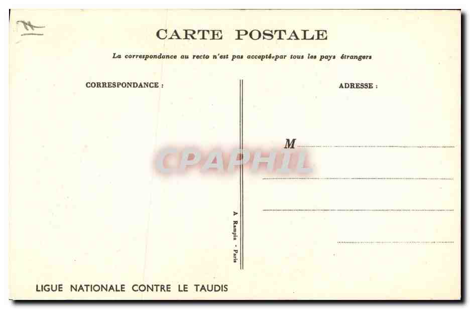 CPA Fantaisie Illustrateur Poulbot  — Verso