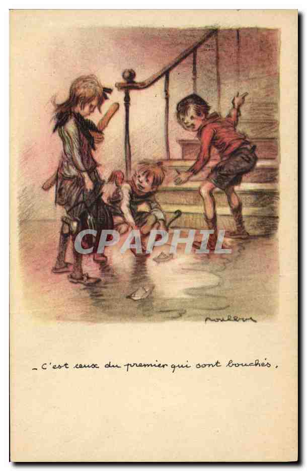 CPA Fantaisie Illustrateur Poulbot 