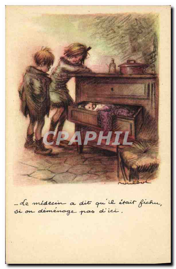 CPA Fantaisie Illustrateur Poulbot 