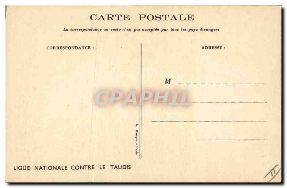 CPA Fantaisie Illustrateur Poulbot  — Verso