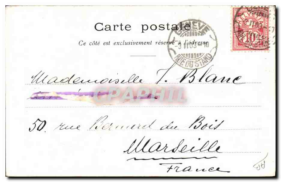 La Princesse de Saxe et André Giron — devant l'Hôtel d'Angleterre — éditeur non visible — Reverso