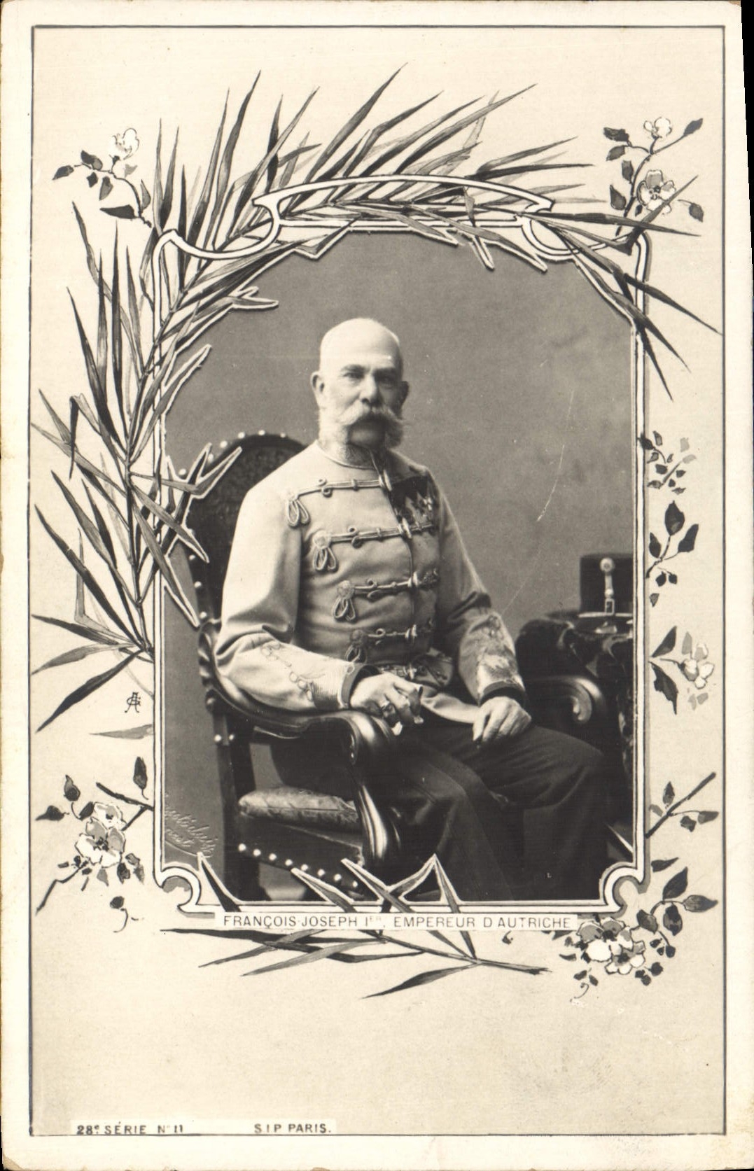 François Joseph Ier, Empereur d'Autriche — S.I.P. Paris, 28e série n°11