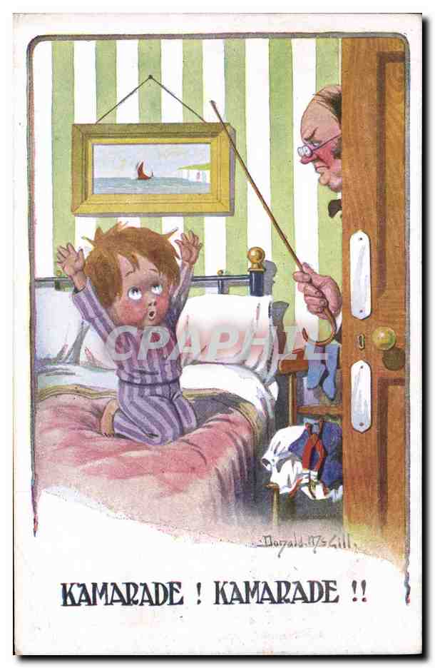 CPA Fantaisie Illustrateur Enfant Donald McGill