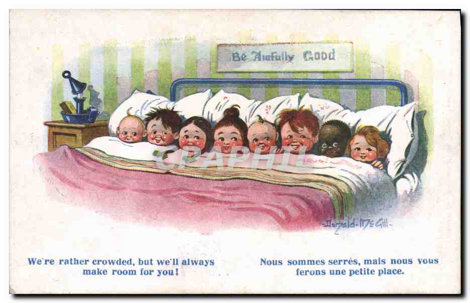CPA Fantaisie Illustrateur Enfants Donald McGill