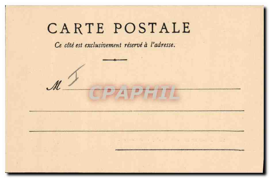 Le Renard et la Cigogne, d'après Grandville — gravure — éditeur non visible — Rückseite
