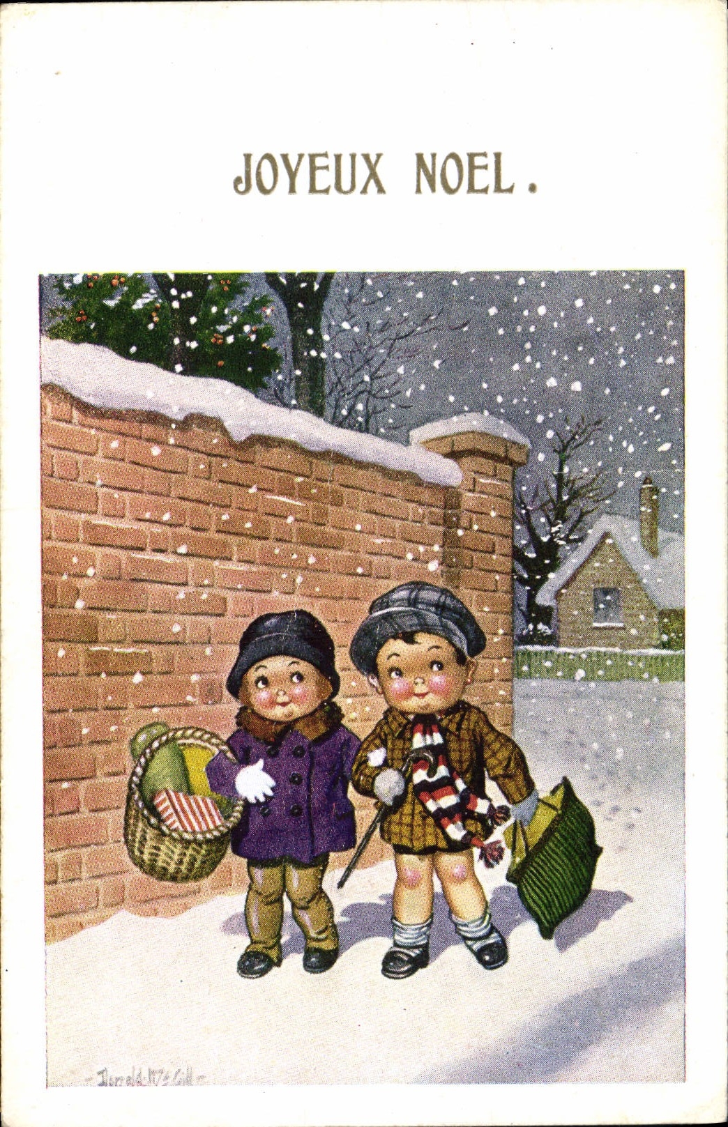CPA Fantaisie Illustrateur Donald McGill Enfants