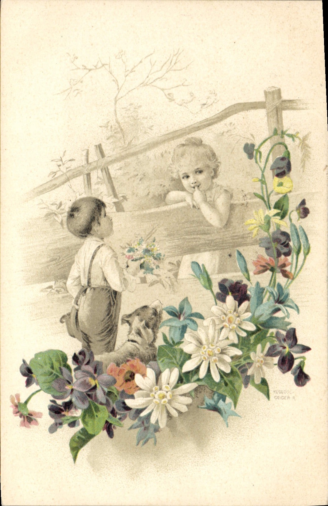 CPA Fantaisie Illustrateur Enfants