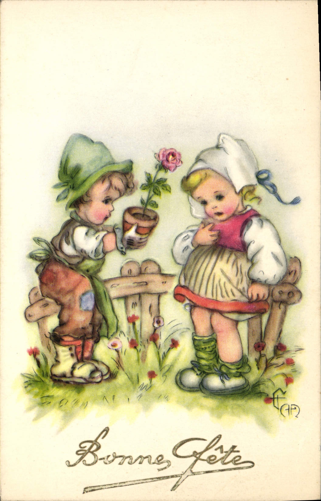 CPA Fantaisie Illustrateur Enfants