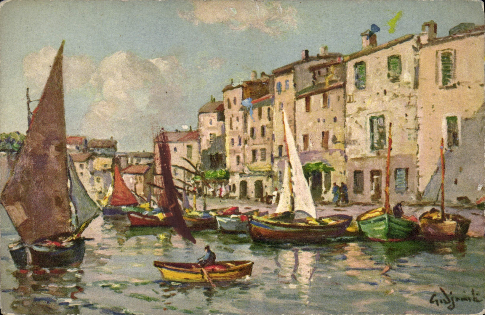 Port de plaisance — vue pittoresque — Gudjnovski, n° 101/3