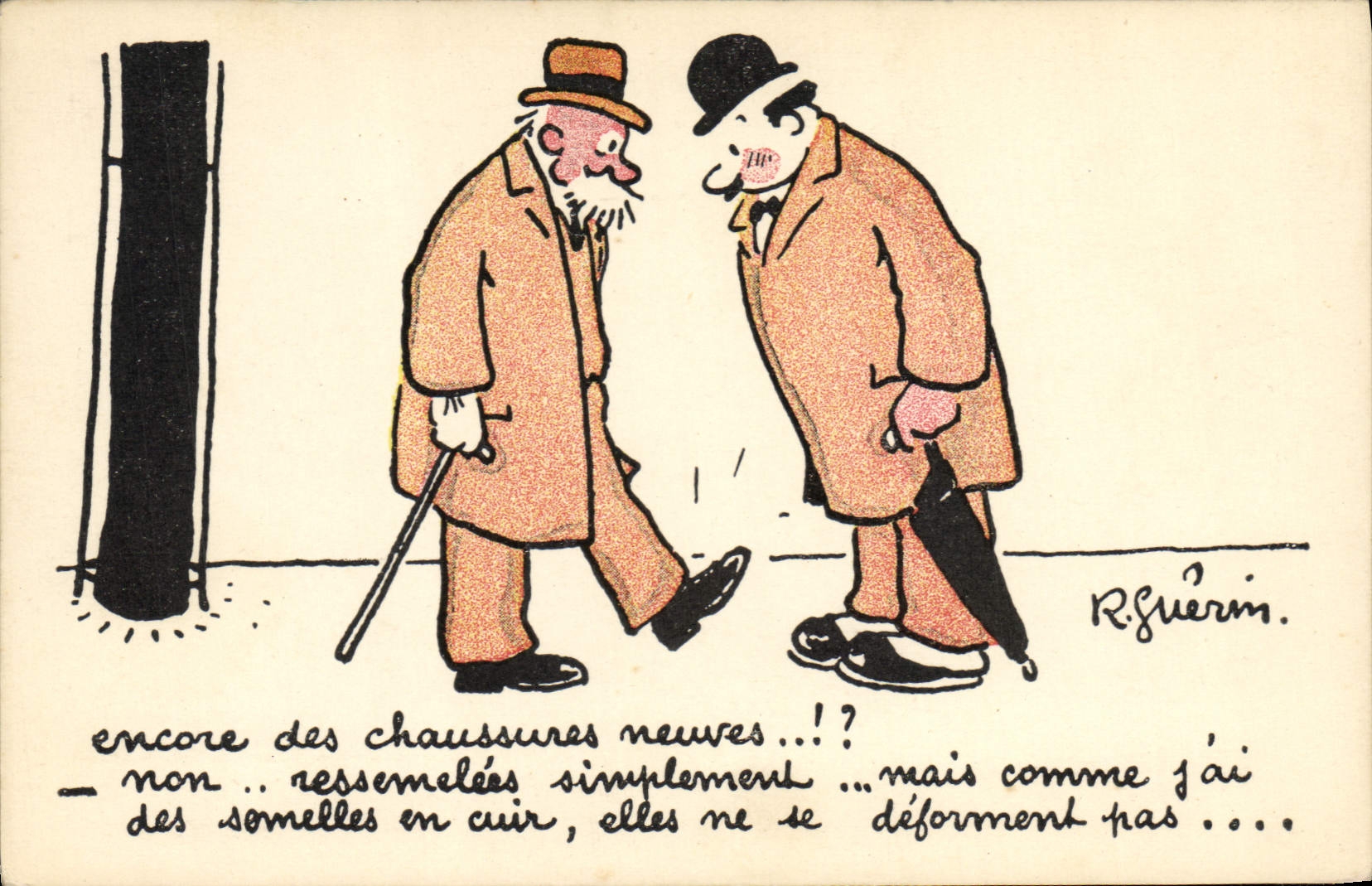 CPA Fantaisie Illustrateur Guerin 