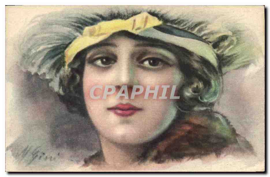 CPA Fantaisie Illustrateur Femme