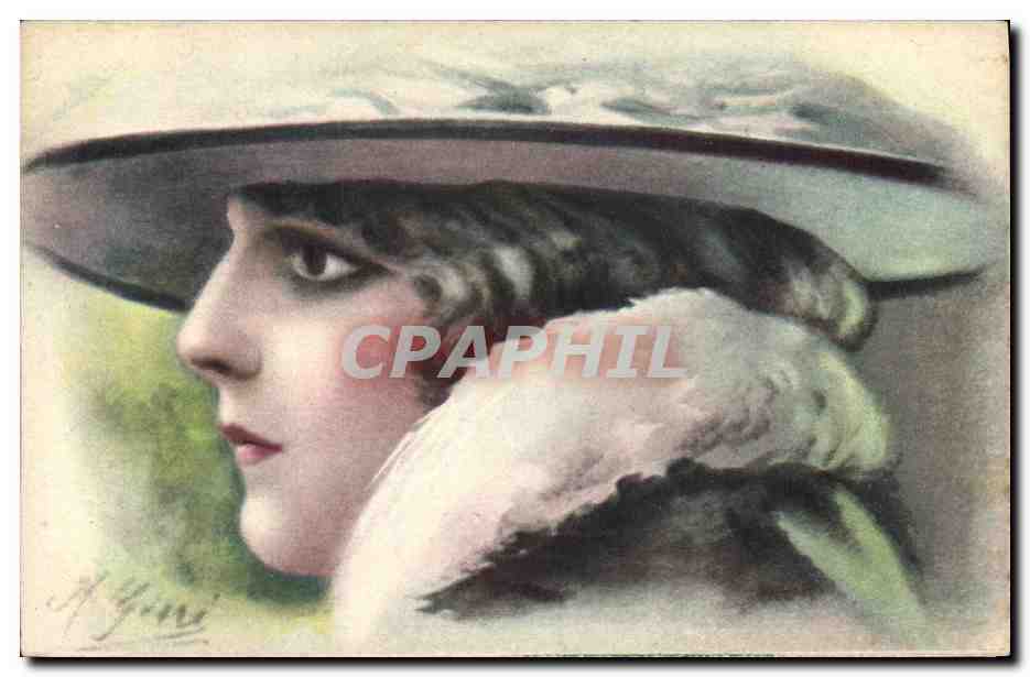 CPA Fantaisie Illustrateur Femme