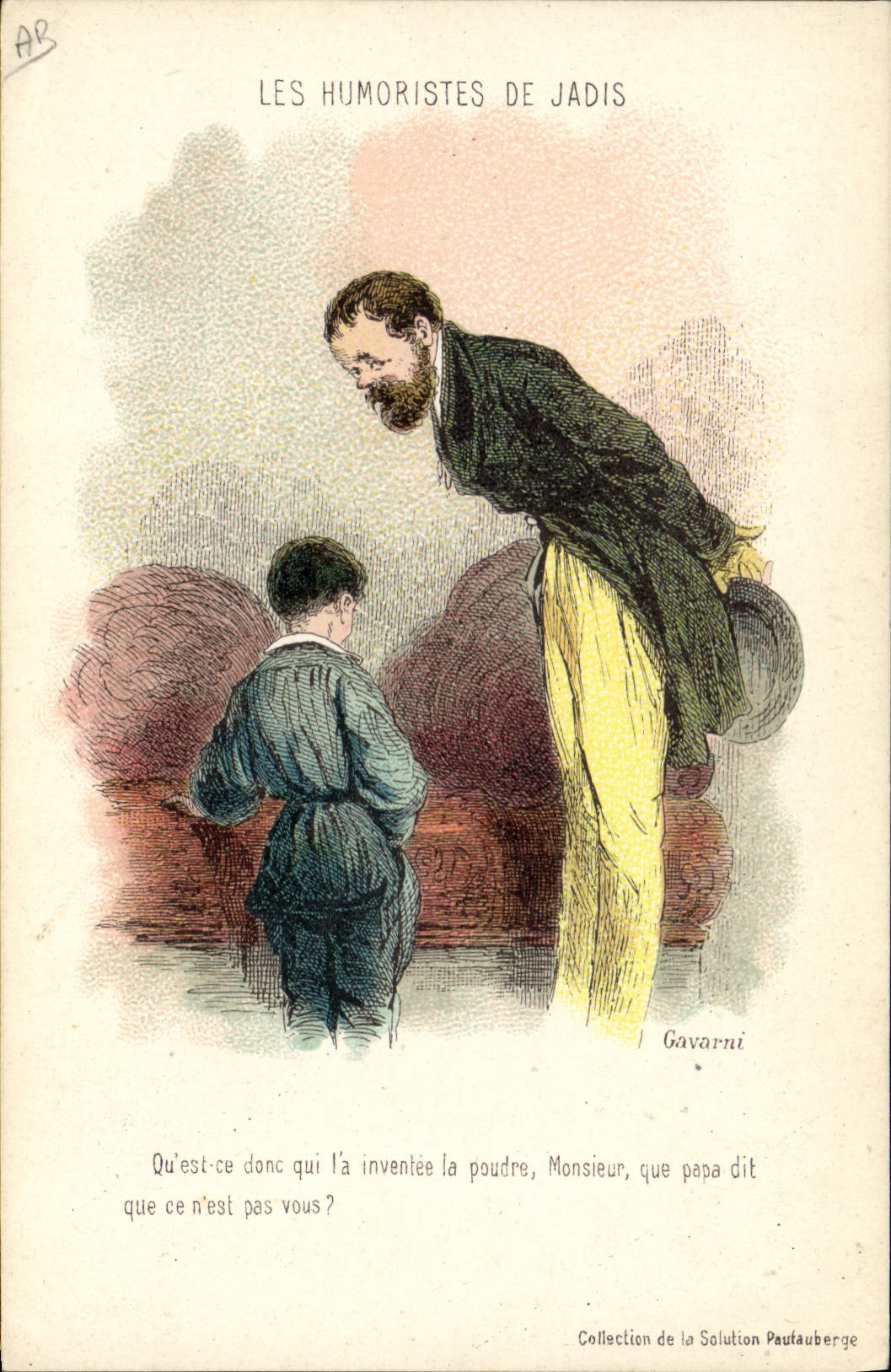 CPA Fantaisie Illustrateur Les humouristes de jadis 