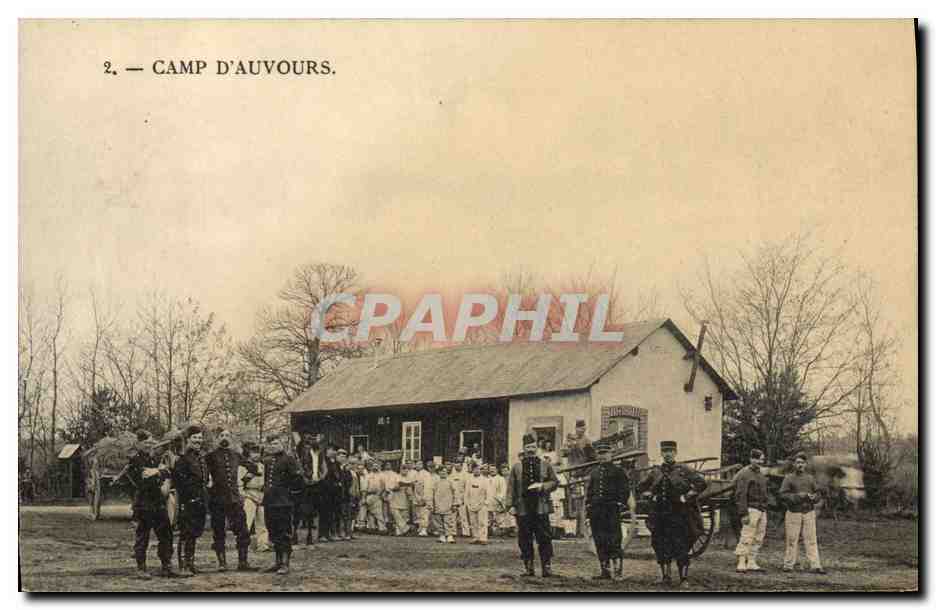 CPA Militaria Camp d'Auvours 