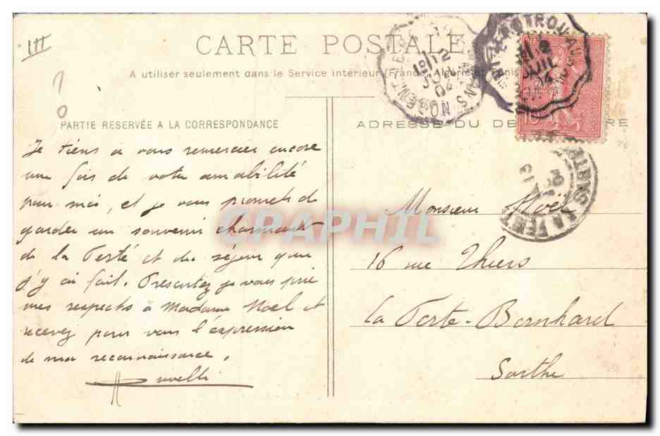 CPA Militaria Au camp d'Auvours Cabinet de toilette  — Rückseite