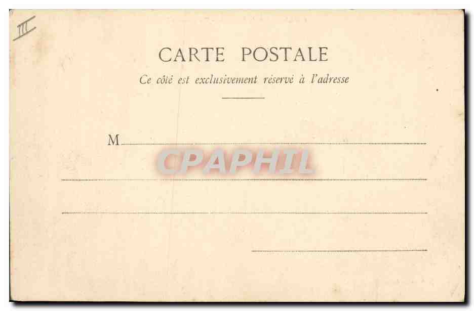 CPA Militaria Au camp de Chalons En batterie  — Verso