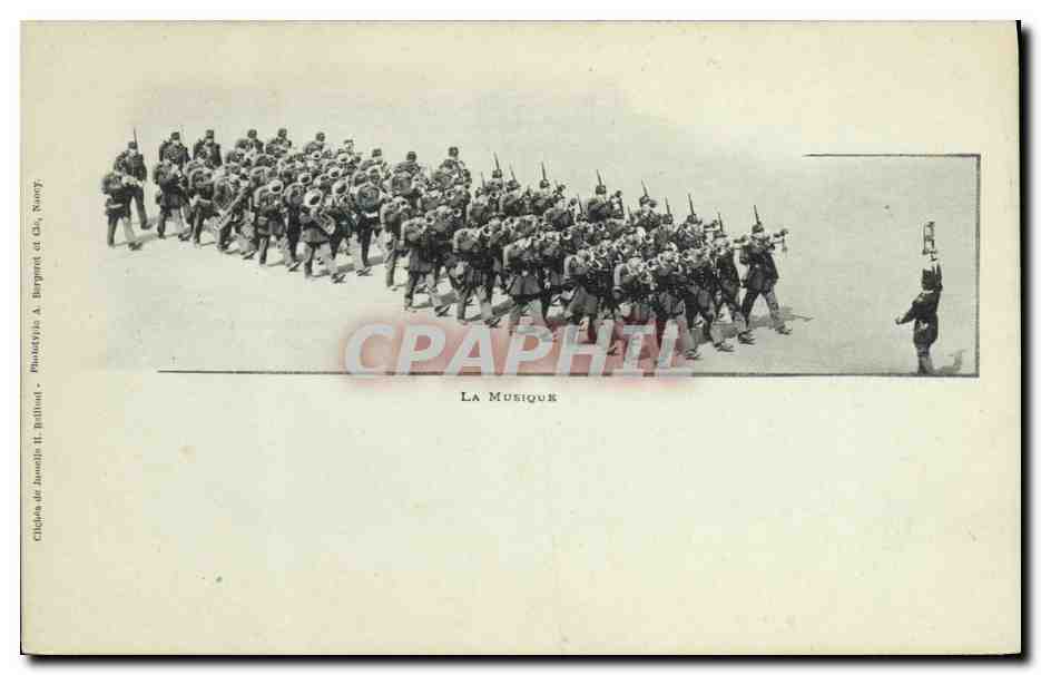 CPA Militaria La musique 