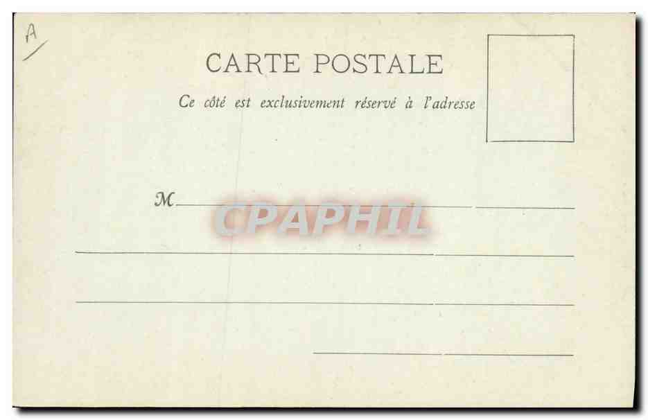 CPA Militaria La musique  — Rückseite