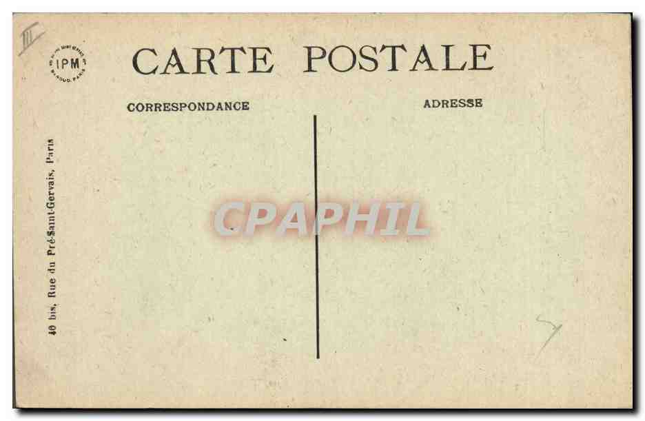 CPA Paris Jardin des Plantes Une tortue elephantine — Back