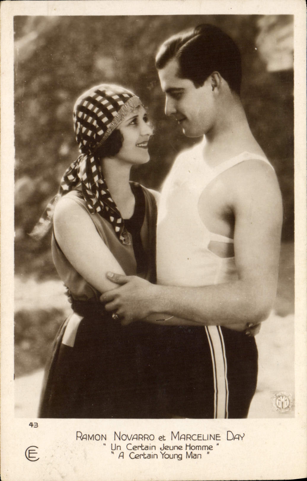 CPM Cinema Ramon Novarro et Marceline Day Un certain jeune homme