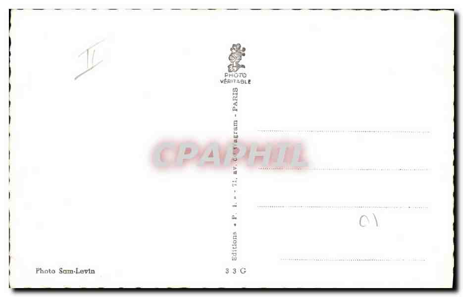 CPM Cinema Magali Noel — Rückseite