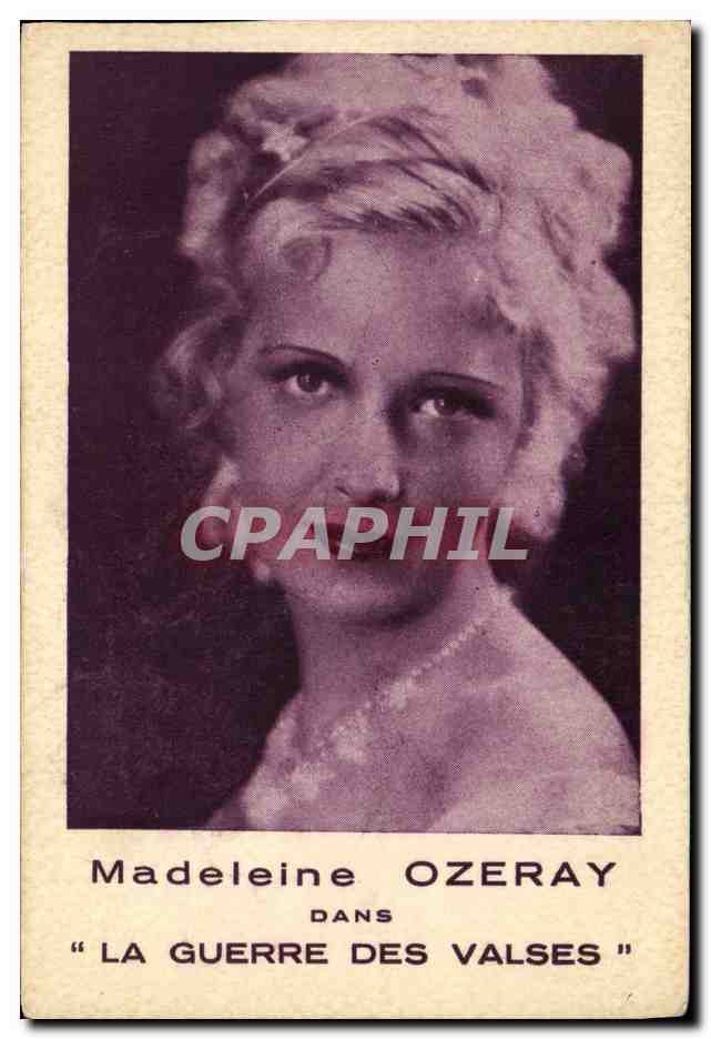 CPM Cinema Madeleine Ozeray dans la Guerre des Valses