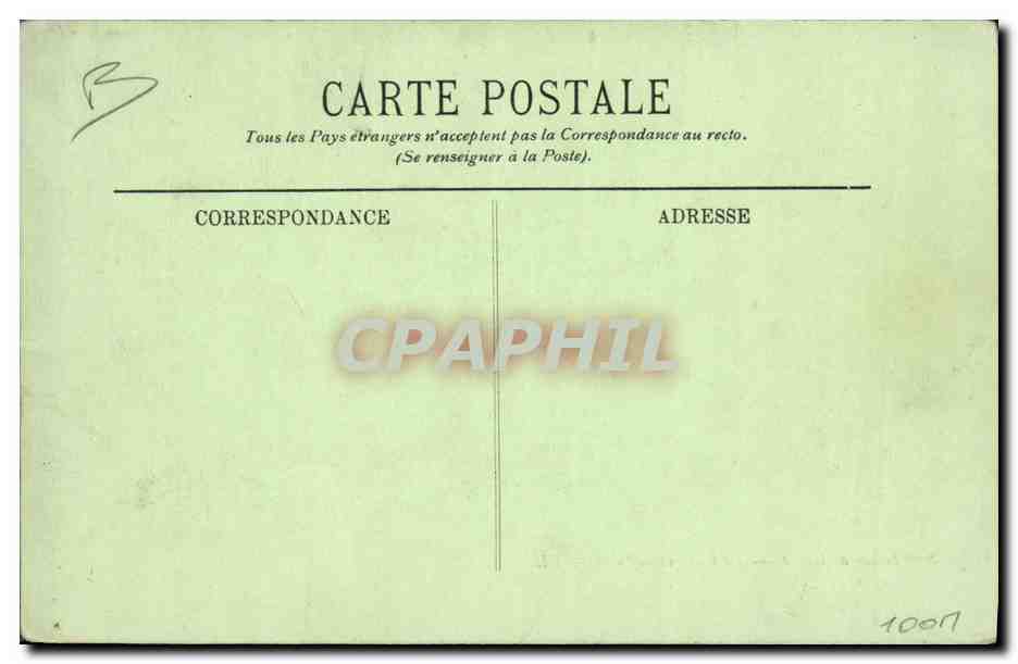 CPA Scenes de genre La cartomancienne  — Rückseite