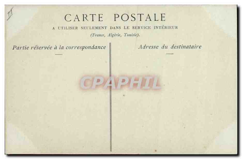 CPA Tunis Maison des Esclaves — Verso