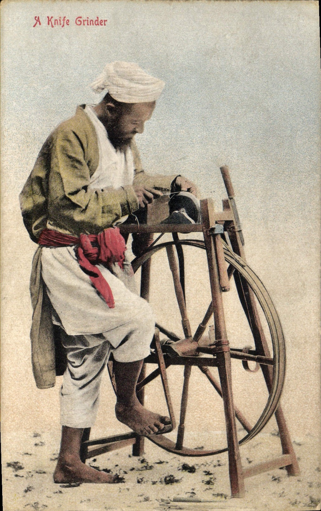 Un graveur de couteaux — Inde britannique — éditeur CPAPHIL n°184391