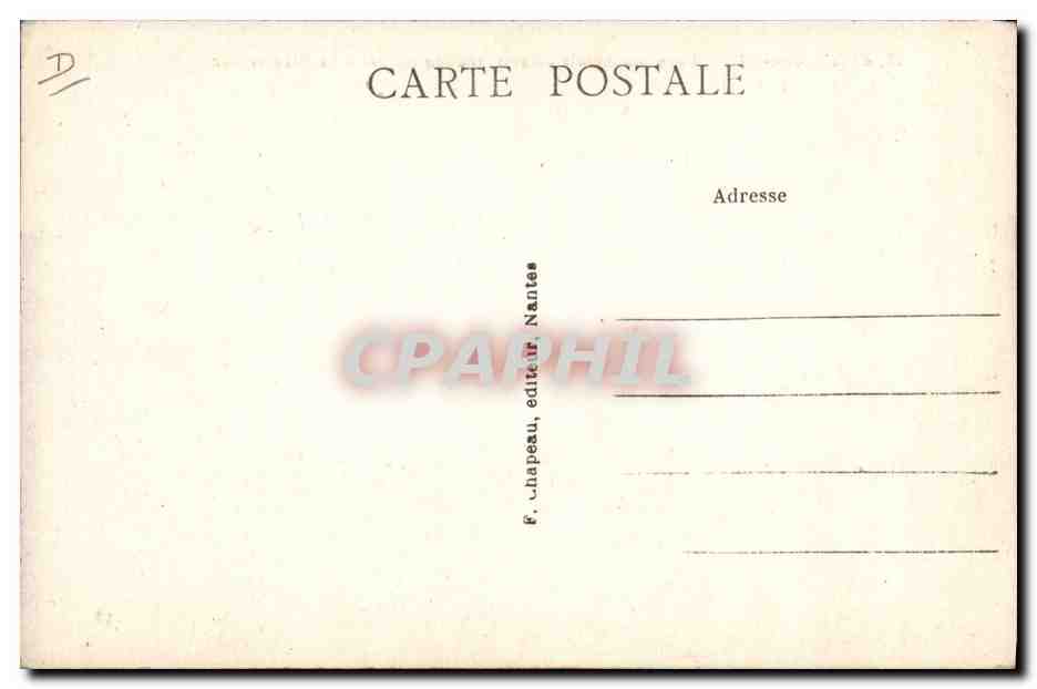 CPA Batz Dans les marais salants Recolte du sel La mise en sac TOP — Rückseite