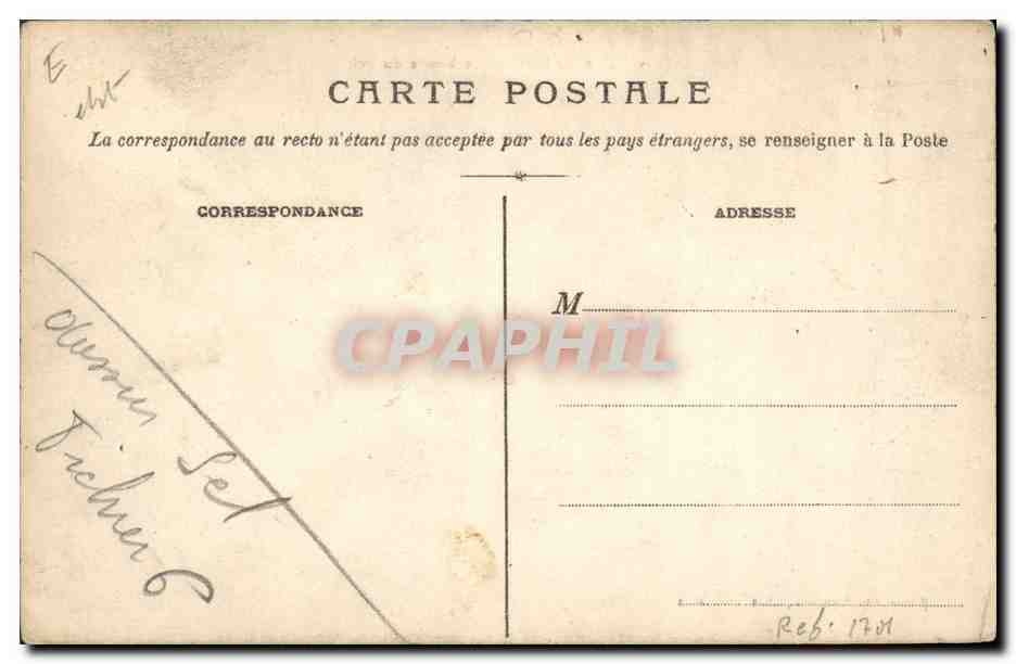 CPA Aigues Mortes Les Salins du Perrier le levage du sel  — Rückseite