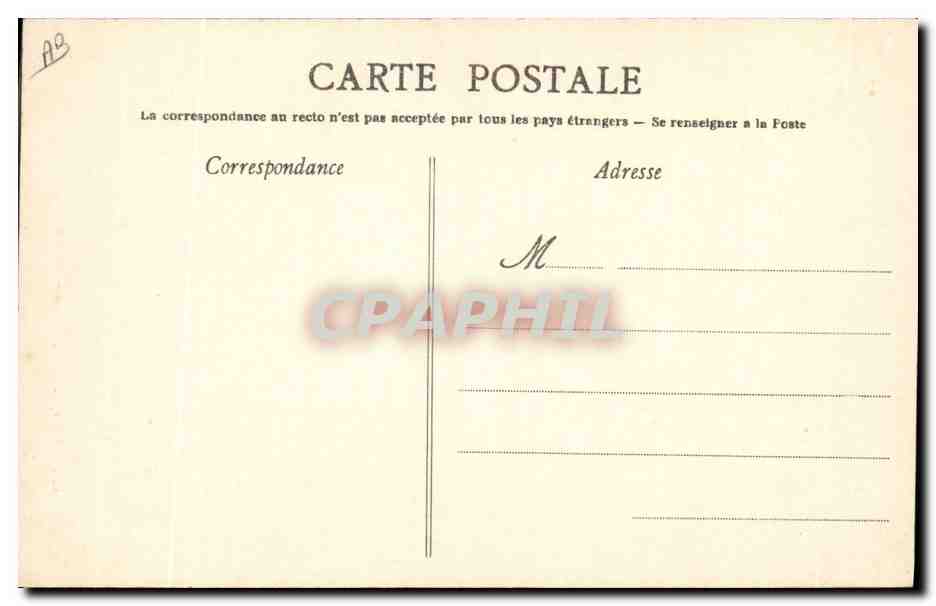 CPA Folklore La lanterne du gars de Falaise  — Verso