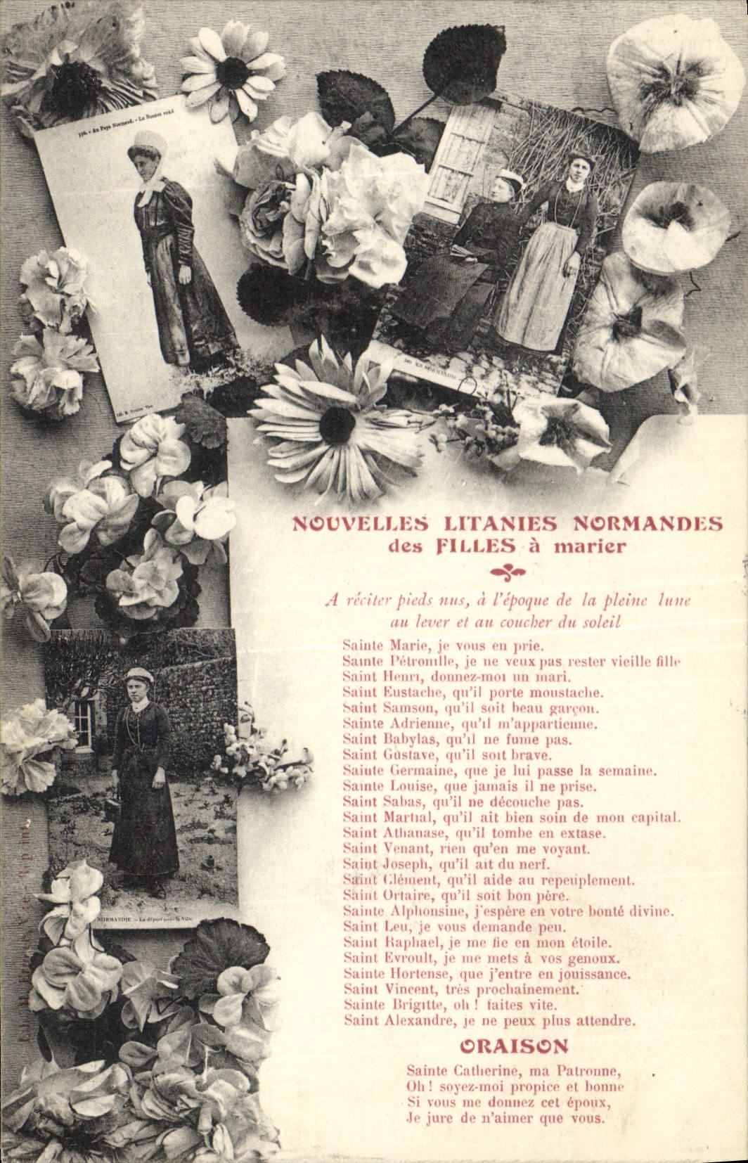 Nouvelles Litanies Normandes des Filles à marier — Éditeur : La Bonne Résistance, n° 196